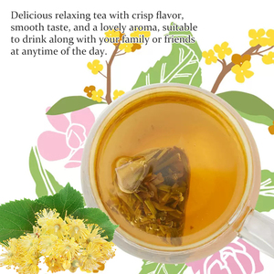 Sachet de thé de haute qualité aux fleurs de tilleul Marque privée OEM Tisane biologique feuilles de tilleul séchées - Product Image 5
