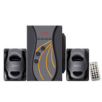 Sistema de Sonido Envolvente Profesional de 2.1 Canales para Cine en Casa con Altavoces de Audio HiFi Activos