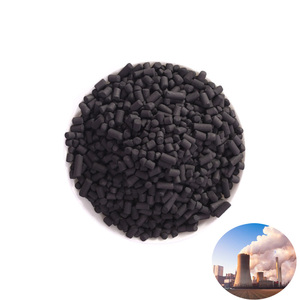 Charbon actif colonnaire imprégné de KI à 2,5 % à base de charbon, avec CTC 90 % et pureté de 99,9 % pour l'adsorption des polluants organiques - Product Image 5