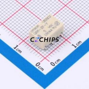 G6K-2F-Y DC5 Signal Relay SMD,6.5x10mm Relay 5V 2 Changeover: 2C (DPDT-Changeover)::: 60V-DC/125V-AC Silver + Gold Plated - Product Image 1