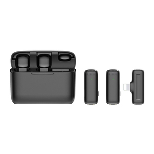 J13 Âm Thanh Di Động Video Receiver <span class=keywords><strong>Mini</strong></span> Không Dây Ve Áo Microphone Loại C Sạc Trường Hợp Cho Android Vlog Phỏng Vấn Live Streaming - Product Image 1