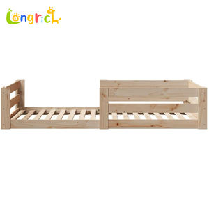 Lits de sol en <span class=keywords><strong>bois</strong></span> de haute qualité avec barrières pour chambre ou salon pour enfants et bébés <span class=keywords><strong>lit</strong></span> bébé - Product Image 5