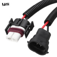 Arnés de cables de faro LED HID automotriz, conector macho hembra, adaptador decodificador de Cable, actualización de Cable de extensión de prueba de conversión