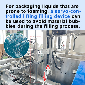 Machines de remplissage de sachets pré-fabriqués Doypack pour jus, miel, huile, liquides, aliments, pâtes, machine d'emballage - Product Image 4
