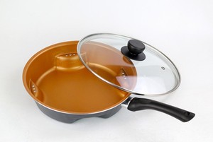 Sartén Antiadherente de Aluminio Recubierto de Cobre, Multifuncional para Freír <span class=keywords><strong>y</strong></span> Asar, Apta para <span class=keywords><strong>Freidora</strong></span> de Aire - Product Image 2