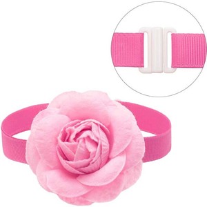 Lot de 3 accessoires de fête pour animaux de compagnie : chapeau rose, bavoir et jupe tutu mignonne pour chien et chat (garçon/fille), accessoire photo, costume et décoration d'anniversaire - Product Image 3
