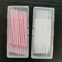 Emballage personnalisé pour la teinture des cils et des sourcils, micro-brosse en plastique, peigne pour la lamination des sourcils, brosse à label privé