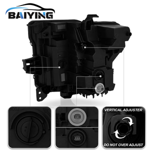 Remplacement du phare avant côté conducteur pour GMC Sierra <span class=keywords><strong>2500</strong></span> 3500 <span class=keywords><strong>HD</strong></span> 2020 2021 2022 <span class=keywords><strong>2023</strong></span> avec signal halogène LED - Product Image 6