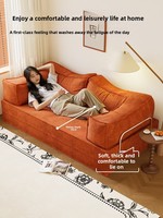 Sofá Cama Modular de Espuma Viscoelástica Comprimida, Plegable, Todo en Uno, de Doble Uso, Diseño Moderno y Minimalista con Brazos Cuadrados para Salas de Estar