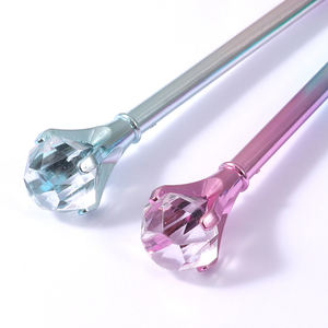 Bolígrafo de Gel de Diseño de Moda Foska con Diamantes Grandes, Bolígrafo de Oficina Colorido de 0.7 mm con Bolígrafo de Cristal y Punta de Bola de Plástico - Product Image 4