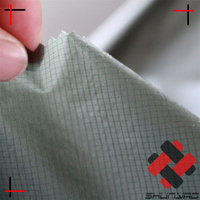 10D ultra léger haute résistance à la déchirure en nylon ripstop double face tissu silnylon enduit de silicone