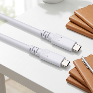 อาริน ยูเอสบี 3.2 เจน 2x1 สายเคเบิลประเภทซีถึงประเภทซี 1 ม. สีเทา 5A ชาร์จเร็ว 10Gbps ถ่ายโอนข้อมูล - Product Image 1