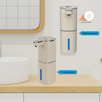 Distributeur de savon liquide numérique M19Pro, distributeur automatique de savon en mousse pour salle de bain et cuisine, 420ml, sans contact, avec écran LCD, IPX5