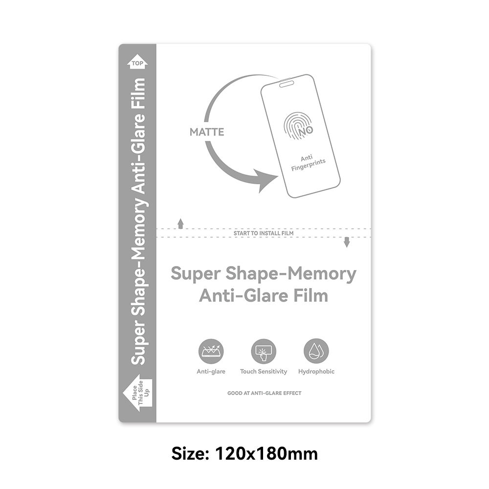 Super Shape-Memory Anti-Glare Film