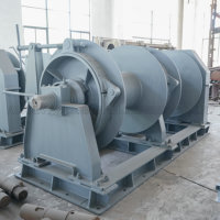 Treuil hydraulique en acier approuvé par ABS de protection de surcharge de double vitesse horizontale industrielle de 15 tonnes/guindeau/palan/Tugger
