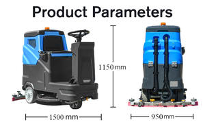 상업용 새로운 조건 스위퍼 워크 비하인드 클리너 세탁기 바닥 수세미 - Product Image 6