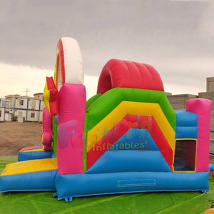 Château gonflable et toboggan pour enfants, licorne gonflable, pour extérieur - Product Image 3