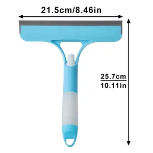Vente en gros : Nettoyeur de vitres multifonction 3-en-1 avec pulvérisateur, brosse microfibre et raclette pour la maison et la voiture - Product Image 6
