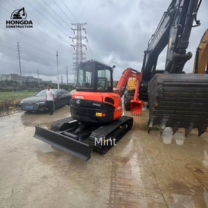 Miniexcavadora usada Kubota de alta calidad, excavadora de 5,5 toneladas, miniexcavadora Kubota de alta calidad, venta en caliente, Kubota, Kubota, 2, 2, 2, 2, 2 - Product Image 4