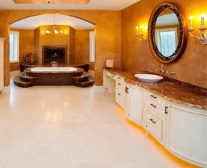 Vanidades de baño de mármol modernas de lujo, Material de melamina de acero, base de fregadero, muebles de tocador con cajón para Home Hotel - Product Image 5