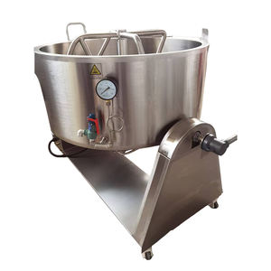 Olla de <span class=keywords><strong>caramelo</strong></span> y mermelada <span class=keywords><strong>con</strong></span> agitador inclinable, máquina de cocción a vapor <span class=keywords><strong>con</strong></span> mezclador y camisa de calentamiento - Product Image 6