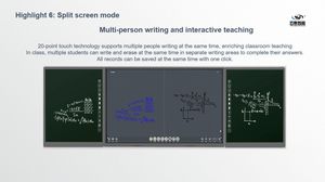Smart Board Classroom con pantalla táctil Enseñanza interactiva <span class=keywords><strong>Virtual</strong></span> Cricket para profesores - Product Image 2