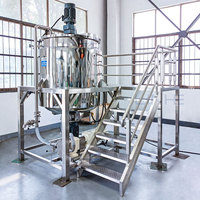 Machine de fabrication de liquides chimiques pour bain de bouche, shampoing, liquide vaisselle, savon, réservoir de mélange, mélangeur pour gel douche, nettoyant pour toilettes