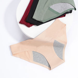 Bragas de bambú ecológicas lavables de talla grande para mujer al por mayor, bragas menstruales absorbentes, bragas sanitarias para mujer - Product Image 4