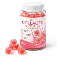 Aardbeiensmaak Pectine Collageen Gummies met Multivitaminen voor Dagelijkse Beauty Ondersteuning Groothandel OEM Private Label Supplement