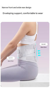 Ceinture de soutien lombaire respirante en maille, attelle ergonomique pour le bas du dos, soulagement des douleurs lombaires, pour le travail quotidien et les activités sportives - Product Image 3