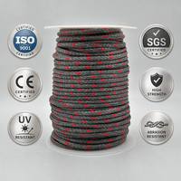 Câble de treuil UHMWPE 6 mm, rouleau de 50 m, ligne de treuil synthétique Dyneema, 12 brins, haute résistance, câble de remorquage pour ATV, UTV, tout-terrain, marine