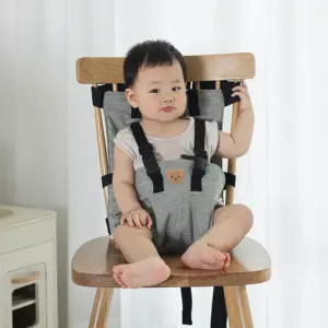 Cinturón de seguridad para silla de comedor de bebé, protección de seguridad ajustable para niños, arnés de seguridad para asiento de coche, evita que los bebés se resbalen y caigan