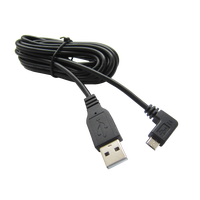 Oem Kabel Data Mikro Usb Tipe B, Kabel Data Mikro USB Sudut Kanan Android V8 5 Pin B 3M 90 Derajat