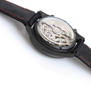 <span class=keywords><strong>Orologio</strong></span> Sportivo Cronografo di Alta Gamma in Ceramica Nera con Vetro Zaffiro, Impermeabile, <span class=keywords><strong>Unisex</strong></span>, Cinturino in Nylon, Movimento Meccanico <span class=keywords><strong>Automatico</strong></span> - Product Image 2