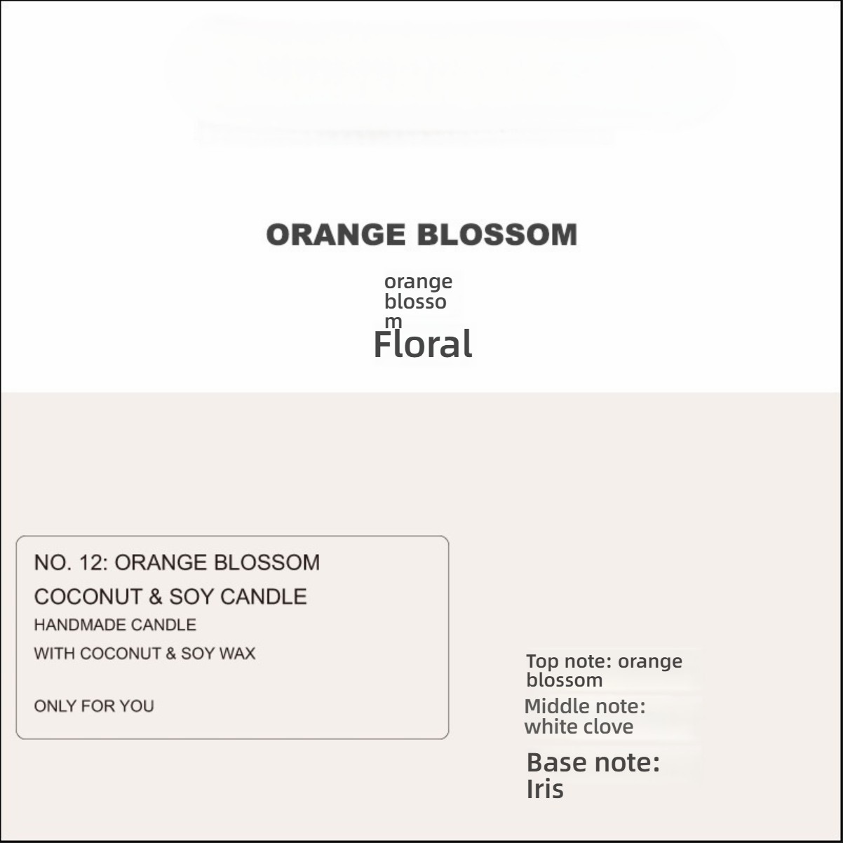 12 fleurs d'oranger