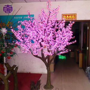 Élégante Guirlande Lumineuse LED en Forme de Cerisier avec Fleurs Délicates pour la Décoration d'Hôtels, de Places Publiques, de Mariages, de Centres Commerciaux et d'Événements - En Vente - Product Image 6