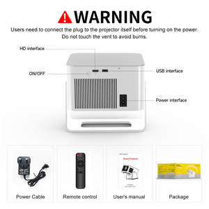 โปรเจคเตอร์พกพา HY350MAX MAGCUBIC อัตโนมัติอัจฉริยะ รองรับความละเอียด 1080P 8K ระบบ Android14 WiFi6 BT5.4 หน่วยความจำ 2+16G สำหรับดูวิดีโอที่บ้าน - Product Image 5
