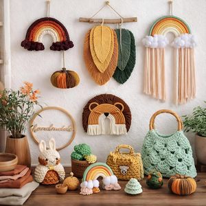 Cordón de Macramé Elástico de Poliéster Trenzado de 300g y 4mm, 150m/492ft, para Tejer Bolsos, Manualidades, Colgar Plantas y Bolsas - Product Image 3