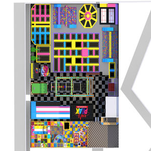 Fournisseur de Parc de Trampoline Parkour Saut à l'Élastique Parc de Trampoline Intérieur Équipement avec <span class=keywords><strong>Ninja</strong></span> <span class=keywords><strong>Warrior</strong></span> pour Adultes - Product Image 2