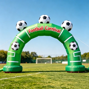 Arco Inflable Personalizado a Escala 1:1, Resistente al Agua, Duradero, Sellado Térmicamente, Arco de Entrada Deportivo de Fantasía Moderna con Inflado Eléctrico - Product Image 1