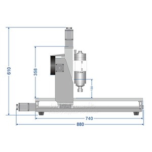 CNC Router Engraver yoocnc 6040pl khắc khoan và máy phay USB lybgacnc 6040pl CNC Khắc Máy 1.5 KW 2.2 kW - Product Image 4
