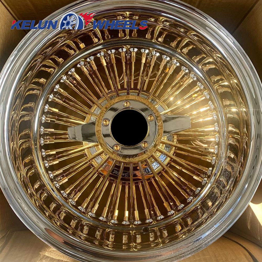 Shop Our Hot Sale 13x7 Wire Wheels - Gold & Chrome Finishes