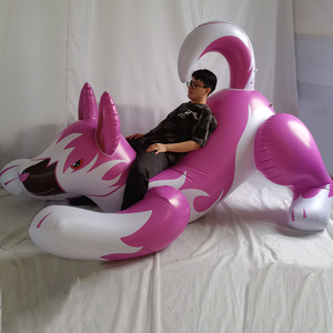 Nhà máy tùy chỉnh động vật lớn phim hoạt hình nhiệt tình đồ chơi trẻ em Người lớn cưỡi trên PVC quảng cáo Inflatable Dog động vật - Product Image 1