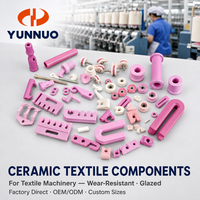 Kit de guides de fil en céramique textile, guides de fil à œillets en alumine assortis pour machine