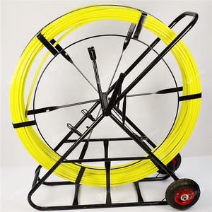 Sonda de Cable para Ductos <span class=keywords><strong>Cobra</strong></span> de 8MM y 200M, Detector de Cables, Empujador de Cables de Fibra de Vidrio para Ductos en Venta - Product Image 1