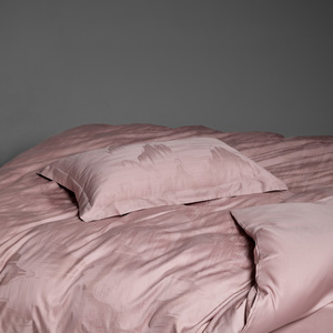 Set di Quattro Pezzi in Cotone a Fibra Lunga e Seta Jacquard Sette Colori: Lenzuola, Federe, Copripiumino - Product Image 2