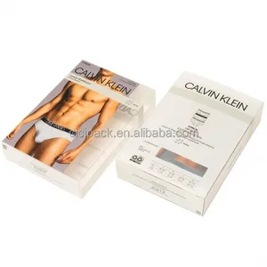 Wholesale Underwear For Men Underwear Packaging Box Custom Packaging PVC Transparent Box