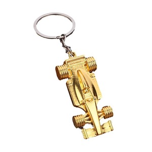 F1 Racing Car Metal Keychain UV Printed <strong>Formula</strong> <strong>1</strong> Model Business Promotional <strong>Gift</strong> for Exhibition Advertising - Product Image 1