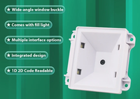 Pembayaran Alipay 2D USB RS232 TTL kios mesin tertanam pembaca kode QR Desktop Barcode Wiegand RS485 berkabel CMOS gambar Android