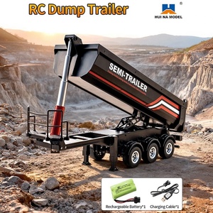 Nuovo 2026 Huina 1501 Trattore con Licenza Scania 770S V8 1/18 RC, Rimorchio Pianale, Camion Ribaltabile, Semirimorchio, Modellino Auto, Telecomando 2.4G - Product Image 6